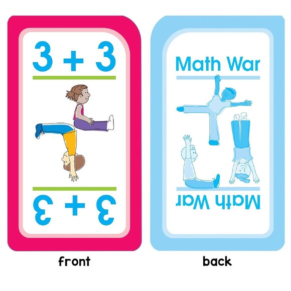 School Zone Math War Addition and Subtraction Card Game Flash Cards COMPLETE - Picture 6 of 13